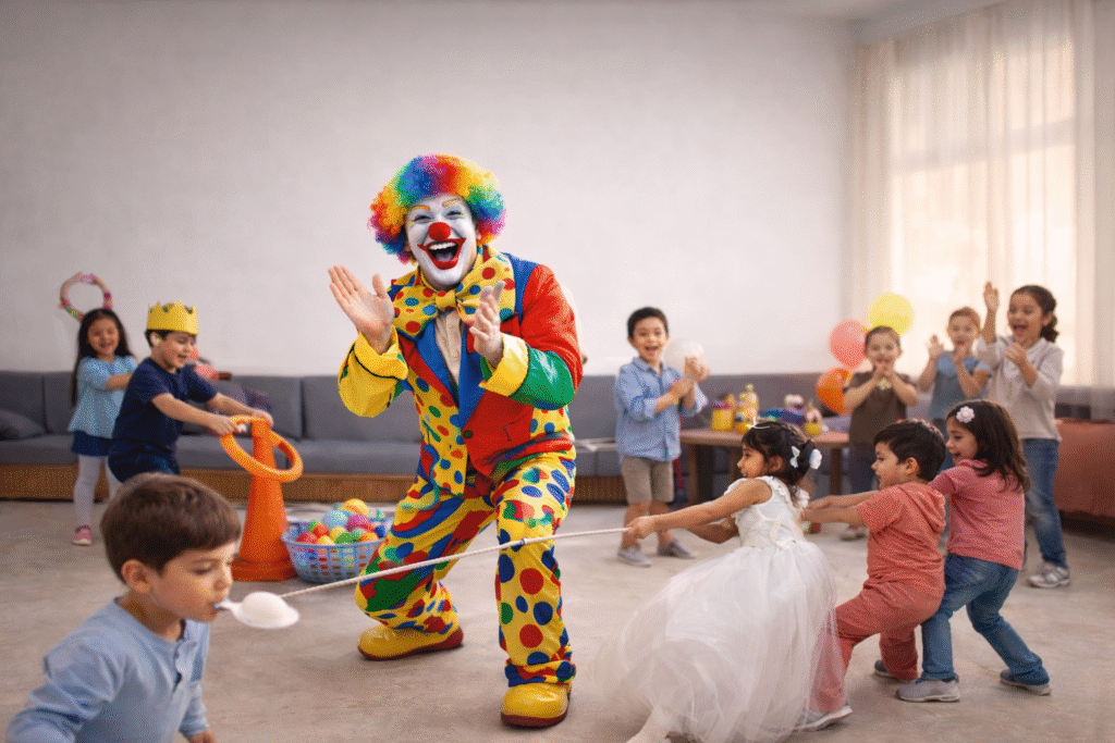 Çocuk partisi ve palyaço eğlencesi